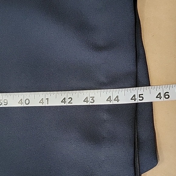 Vintage Nancy Michaels Size 12 Navy Blue Sleeveless Sheath Dress, Exc. Used Cond - Picture 9 of 11